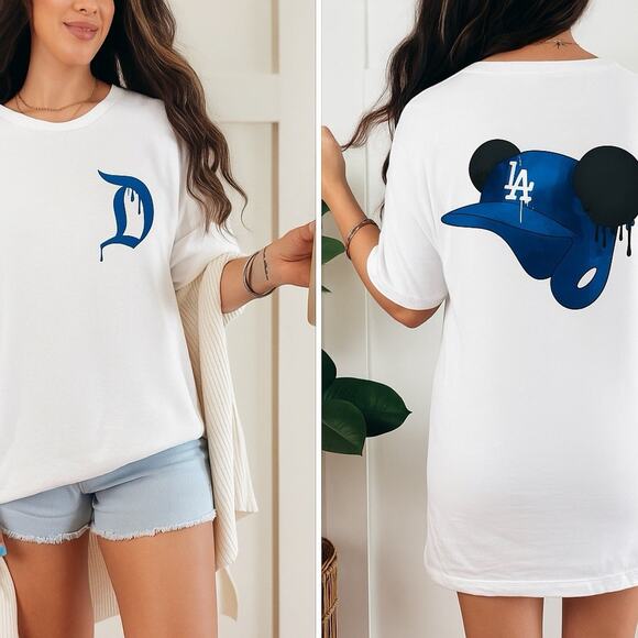 Mickey Dodgers Graphic T-Shirt Unisex Size L - Picture 1 of 1